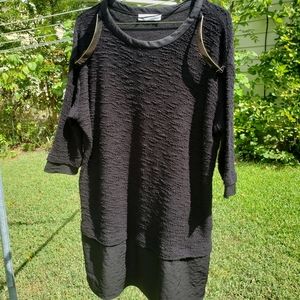 Zara W&B Collection, Size: S, Black w/ Light Gold